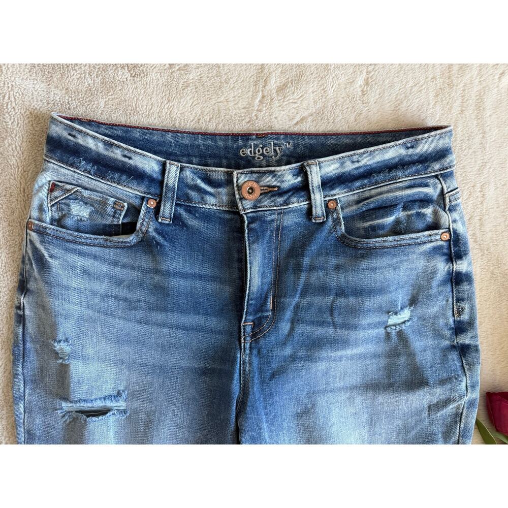 Edgely High Rise Straight Capri Pants Size 12 - Picture 3 of 6